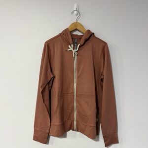 Vuori Halo Performance Hoodie 2.0 Mauve Pink Heather Size Large NWOT